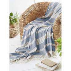 Country Club Diamond Blankets Green, Blue