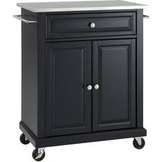 Metal Kitchen Islands Crosley Furniture KF30022EBK