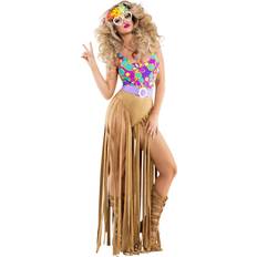 Starline Hippie Hottie Women's Costume Blue/Purple/Beige