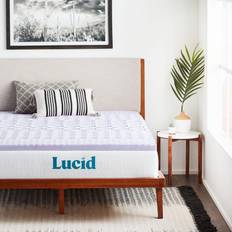 The purple mattress topper Lucid 2 Topper Topper Lavender