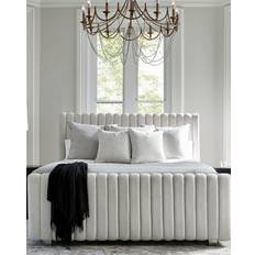 Bed Frames Silhouette Channel-Tufted King Bed Winter