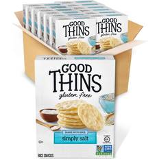 Vegetarian Crackers & Crispbreads Good Thins Simply Salt Rice Snacks Gluten Free