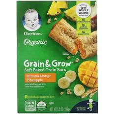 Gerber 8 Soft Baked Grain Bars, 12+ Banana Mango Pineapple