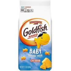 Pepperidge Farm 4x goldfish baby cheddar baked snack crackers 7.2oz