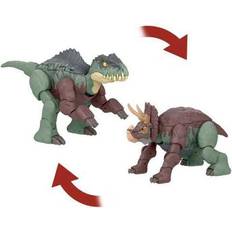 Giganotosaurus jurassic world Jurassic Park World Fierce Changers Massive Stretch Giganotosaurus and Nasutoceratops Action Figure