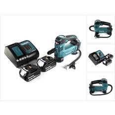 Makita Batterie Compresseurs Makita DMP 180 SF Compresseur Sans Fil 18V 2x Batteries 3,0 Ah