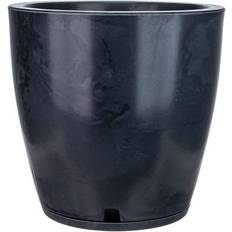 Large black flower pots Floridis Amsterdan Large Planter Bowl