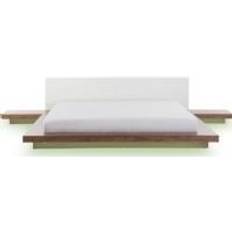 Beliani ZEN Tweepersoonsbed met LED-verlichting-Lichte