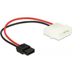 DeLock Power Cable Molex 4 pin plug to Slim