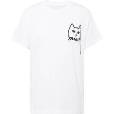 Cat Print Organic T-shirt - White