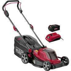 Mit Mulchfunktion Akku-Rasenmäher Meec Tools 022106 (1x4.0Ah) Battery Powered Mower