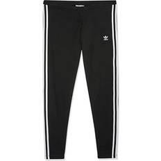 Normal Waist Tights adidas Women's Originals 3-Stripes Leggings - Black