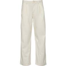 Gant Bukser Gant Relaxed Pleated Chinos - Cream