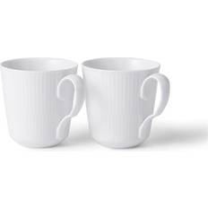 Royal Copenhagen White Fluted Mugg 28cl 2st