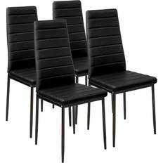 tectake Spisebordsstole i kunstlæder Køkkenstol 98.5cm 4stk