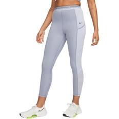 High waist pocket tights Nike Women's 7/8 High Waist Pocket Training Leggings - Indigo Haze/Oxygen Purple/Gridiron