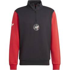 Adidas Men Originals Ajax Amsterdam OG Quarter Zip Jacket - Black