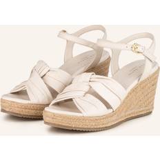 Ted Baker Vrouw Lage schoenen Ted Baker Women's Wedge Espadrille Sandals in White, Carda, Leather