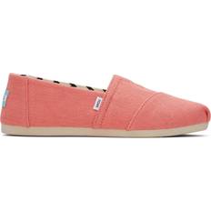 Toms Women's Orange Alpargatas Heritage Canvas Espadrille Slip-On Shoes