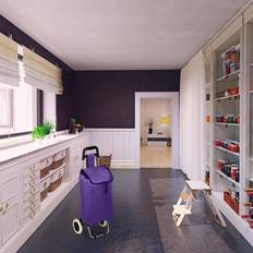 Relaxdays Boodschappentrolley 25 L - Paars