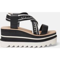 43 - Blanc Sandales à talons Stella McCartney Sneak Elyse Sandals Woman Black