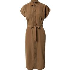 Only Midi Tie Belt Shirt Dress - Brocade