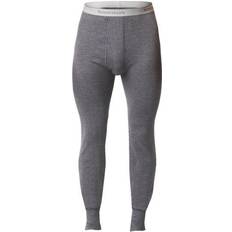 Cotton - Men Base Layers 2 Layer Thermal Long Johns - Charcoal