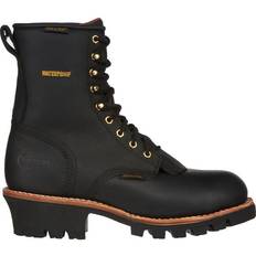 Chippewa Paladin Waterproof Steel Toe Work Boots Black