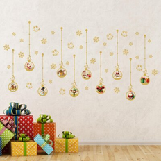 Yellow Wall Decor Walplus 45pcs Matt Gold Christmas Ornaments Wall Decor