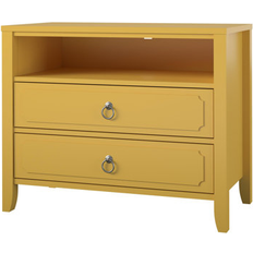 Yellow Bedside Tables Novogratz Her Majesty 2 Bedside Table