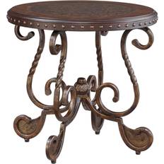 Ashley Small Tables Ashley Signature Design Rafferty Ornate Round Small Table