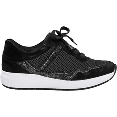 Suède - Vrouw Sportschoenen voor Fitness en Training Vamos Active Sport Shoe with Shock Absorber - Black