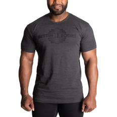 Gråa - Träningsplagg T-shirts Better Bodies Recruit Tee - Dark Gray Melange