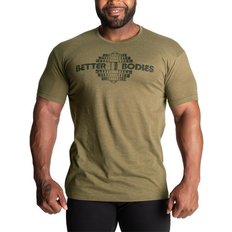 Better Bodies Herr T-shirts Better Bodies Recruit Tee - Army Green Melange