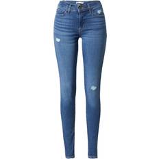 Levis jeans dam 710 super skinny Levi's 710 Skinny Jeans - Dark Indigo