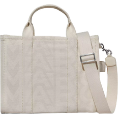 Marc Jacobs The Outline Monogram Medium Tote Bag - Eggshell/Optic White