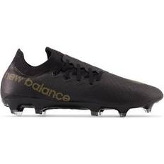 New Balance Dame - Fast underlag (FG) Fodboldstøvler New Balance Furon V7 Pro FG - Black with Gold