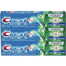 Dental Care Crest Premium Plus Scope Outlast Toothpaste Mint 147g 3-pack