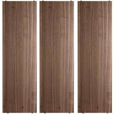 String Nisse Walnut Shelving System 58x2cm 3pcs