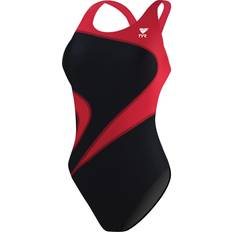 Swimsuits TYR Women's Maxfit T-Splice Swimsuit - Black/Red