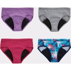 Knickers Hanes Girls Comfort Period Underwear Boyshort And Panties - Multi