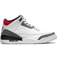 Nike Air Jordan 3 - Weiß Schuhe Nike Air Jordan 3 Retro Denim SE M - White/Fire Red/Black