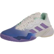 Green - Women Racket Sport Shoes Adidas Barricade Tennis Shoes Lucid Blue Womens