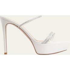 Gianvito Rossi Tossut ja Sandaalit Gianvito Rossi Cannes Crystals Platform Sandals - 130mm