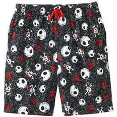 6XL Pants & Shorts KingSize Pajama Lounge Shorts - Nightmare Before Skulls