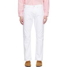 White Jeans Polo Ralph Lauren Men's Varick Slim Straight Fit Jeans - White