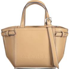 Calvin Klein Minimal Hardware Mini Tote Bag - Brown