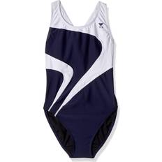 TYR Women's Maxfit T-Splice Swimsuit - Navy/White