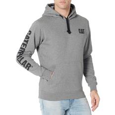 Caterpillar Men's Trademark Banner Hoodie - Dark Heather Grey