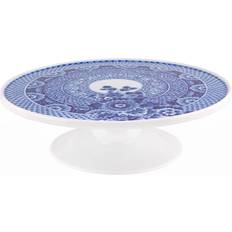 Porcelain Cake Stands Vista Alegre Trays 'Blue Kagefad